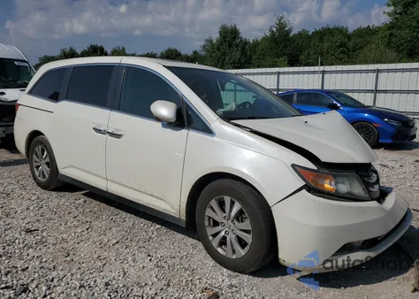 2016 Honda Odyssey Exl from USA, damaged, VIN 5FNRL5H66GB040020